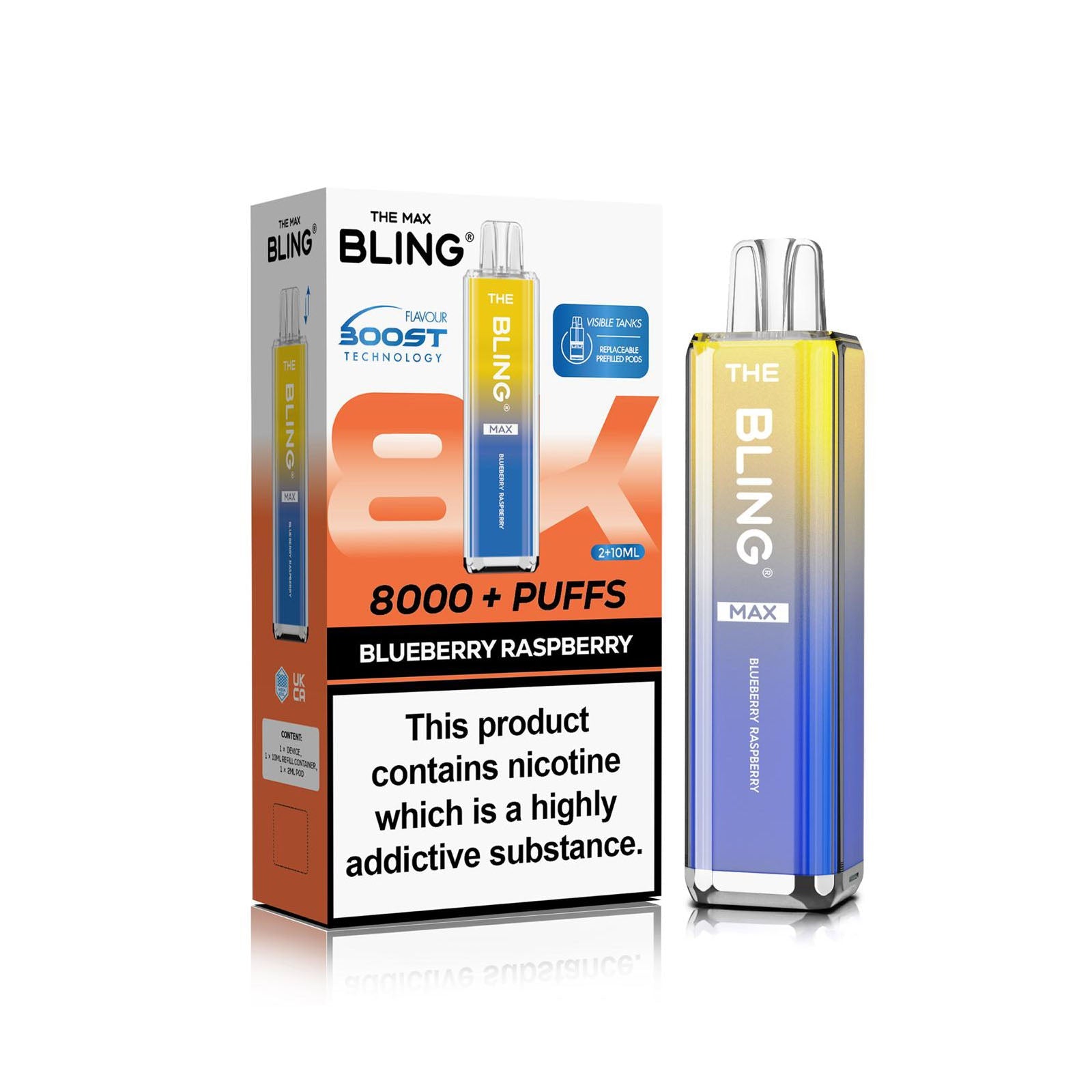 The Crystal Bling Max 8000 Prefilled Vape Kit