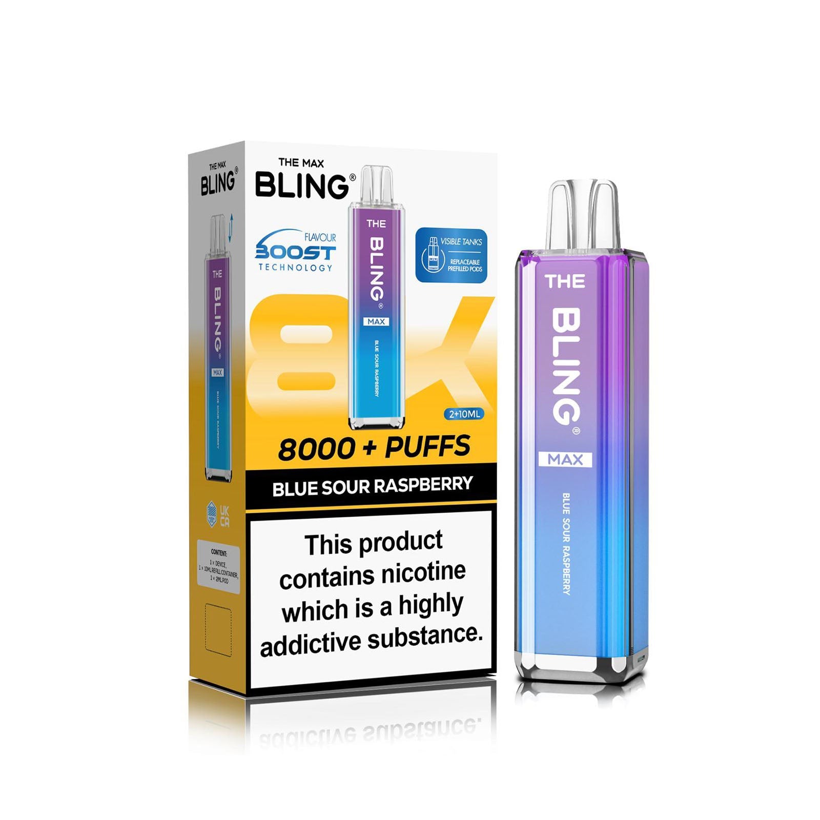 The Crystal Bling Max 8000 Prefilled Vape Kit