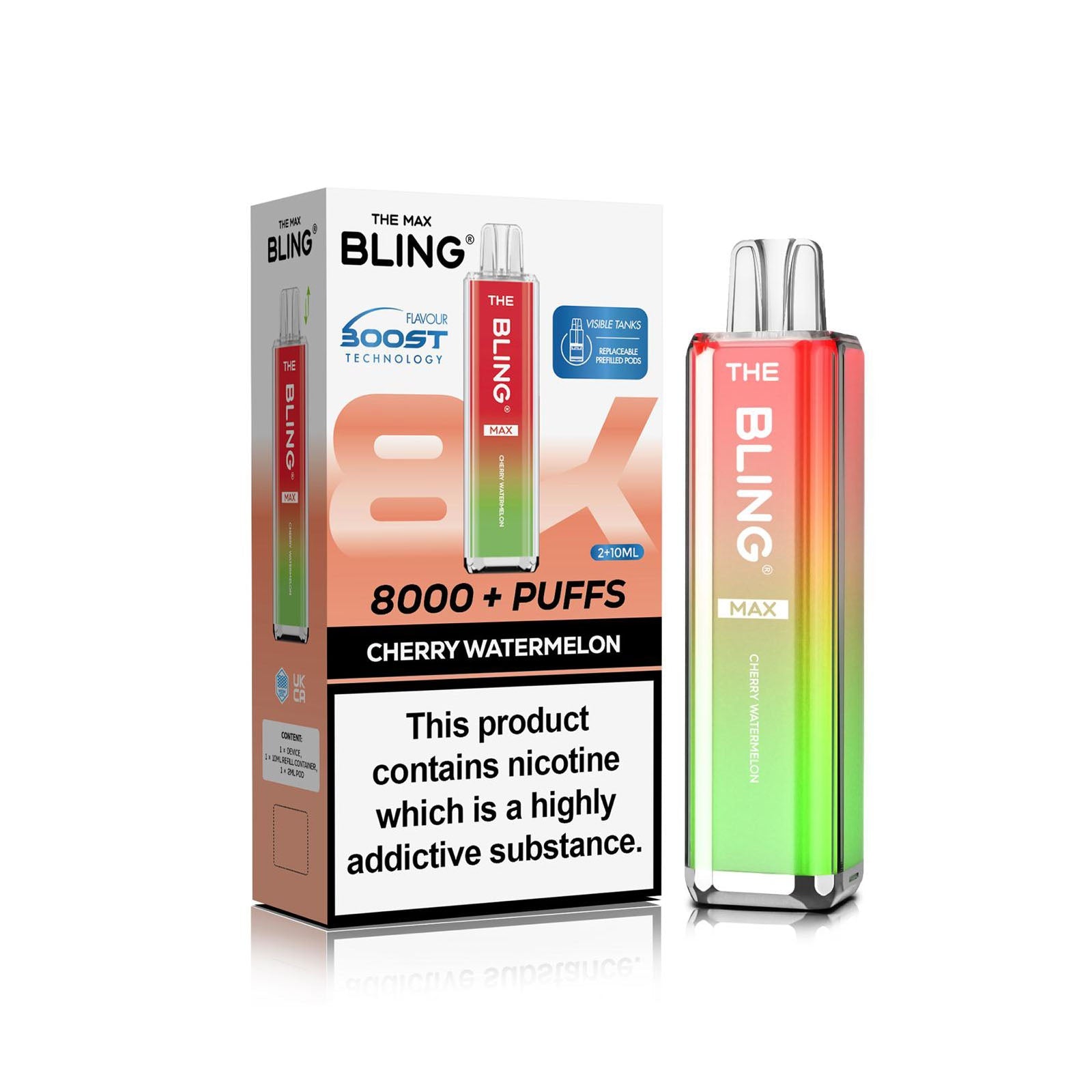 The Crystal Bling Max 8000 Prefilled Vape Kit