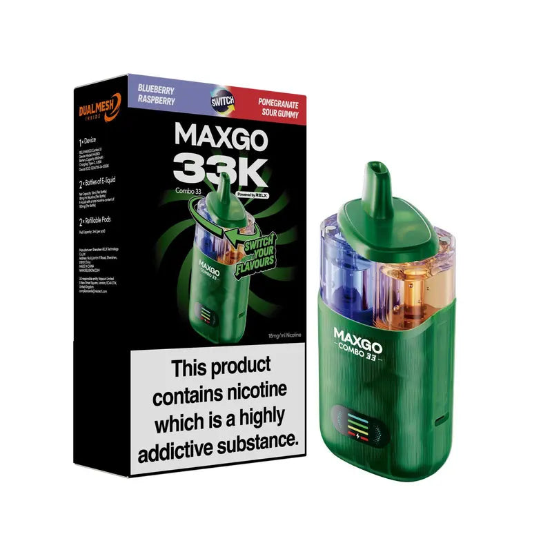 RELX Maxgo Combo 33000 Prefilled Vape Kit