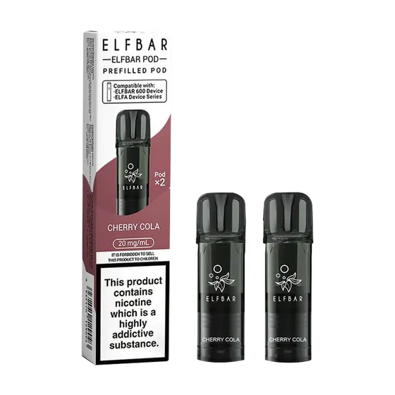 Elf Bar 600 Prefilled Pods - Cherry Cola