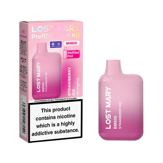 Lost Mary BM600 Prefilled Pod Kit - Strawberry Ice