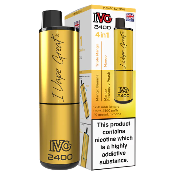IVG 2400 Rechargeable Kit - Mango Edition