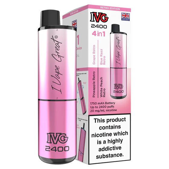IVG 2400 Rechargeable Kit - Retro Edition