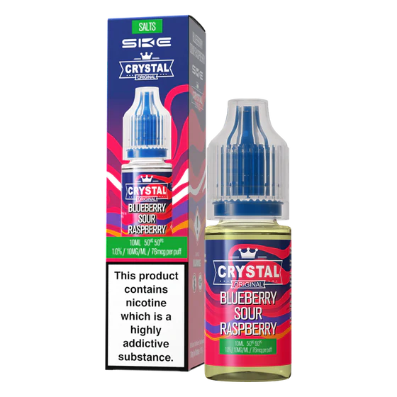 SKE Crystal Nic Salt 10ml -  Blueberry Sour Raspberry