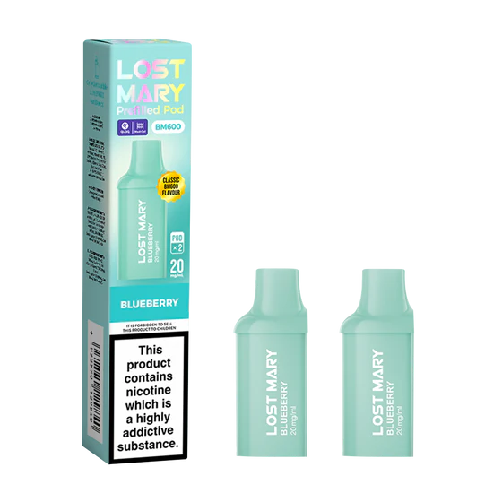 Lost Mary BM600 Prefilled Pods - 2 Pack - Blueberry