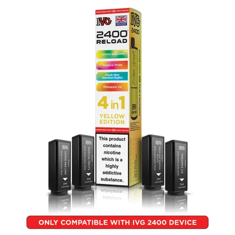 IVG 2400 Reload 4in1 Prefilled Pods