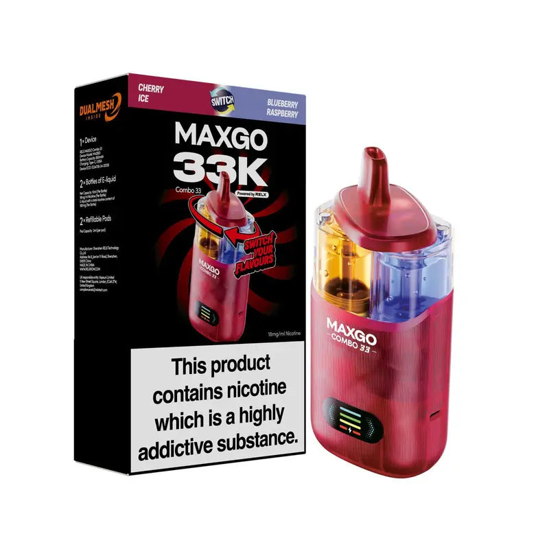 RELX Maxgo Combo 33000 Prefilled Vape Kit