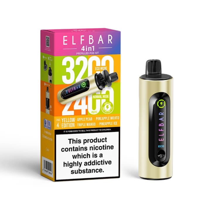 ELFBAR 4-in-1 3200 Prefilled Kit