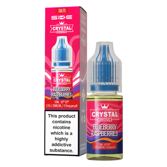 SKE Crystal Nic Salt 10ml - Blueberry Raspberries