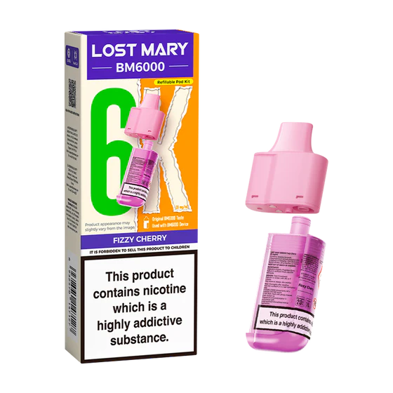Lost Mary BM6000 Refill - Fizzy Cherry