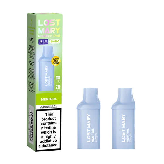 Lost Mary BM600 Prefilled Pods - 2 Pack - Menthol
