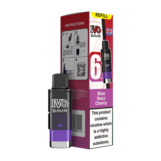 IVG SAVR Prefilled Pods - Blue Razz Cherry