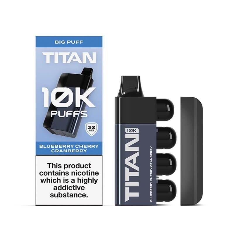 Titan 10K Puffs Rechargeable Disposable Vape Kit  