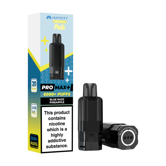 Hayati Pro Max+ 6000 Prefilled Pods - Blue Razz Pineapple