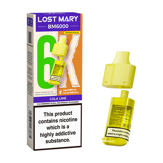 Lost Mary BM6000 Refill - Cola Lime