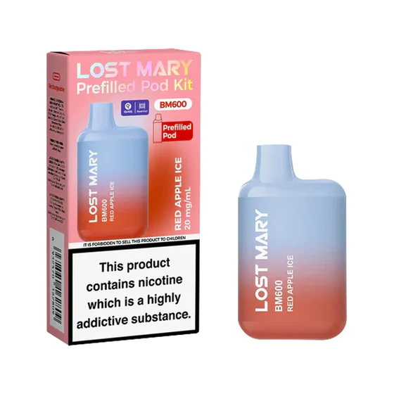 Lost Mary BM600 Prefilled Pod Kit - Red Apple Ice