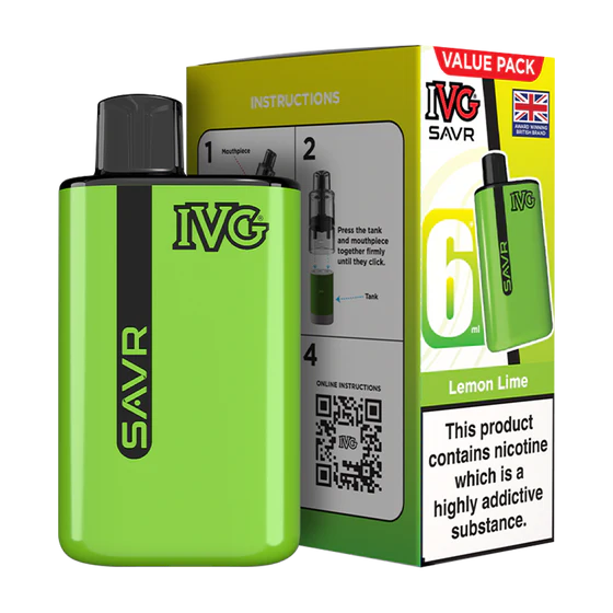 IVG SAVR Prefilled Pod Kit - Lemon Lime