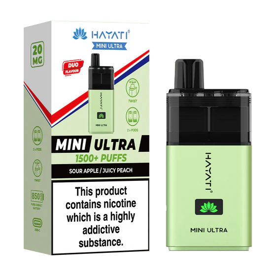 Hayati Mini Ultra Kit - Sour Apple / Juicy Peach
