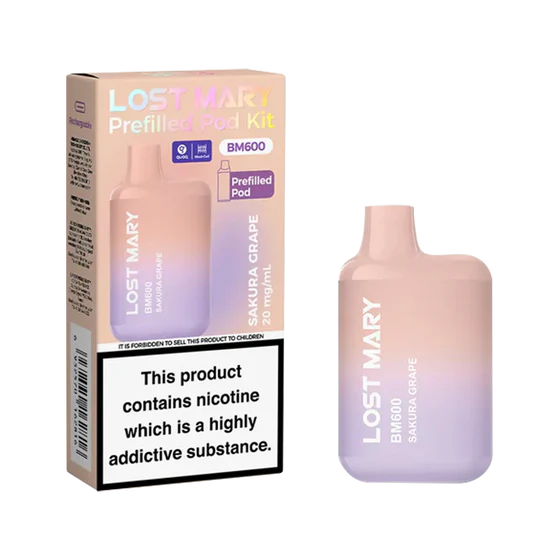 Lost Mary BM600 Prefilled Pod Kit - Sakura Grape