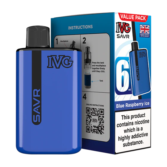 IVG SAVR Prefilled Pod Kit - Blue Raspberry Ice