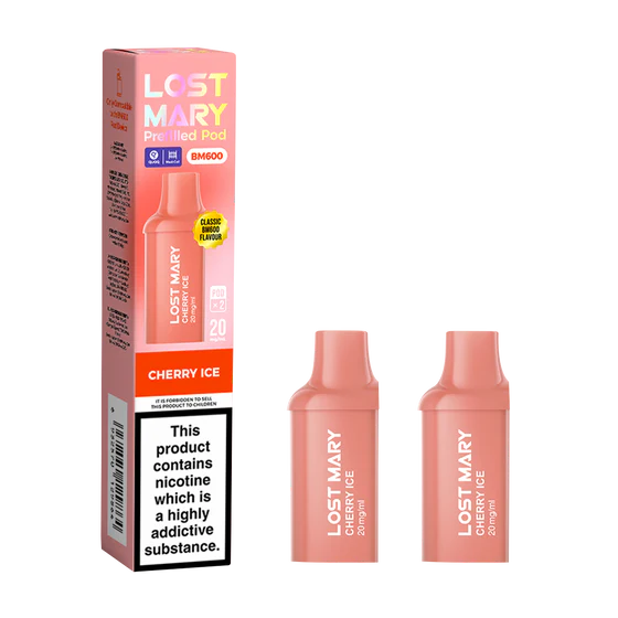 Lost Mary BM600 Prefilled Pods - 2 Pack - Cherry Ice