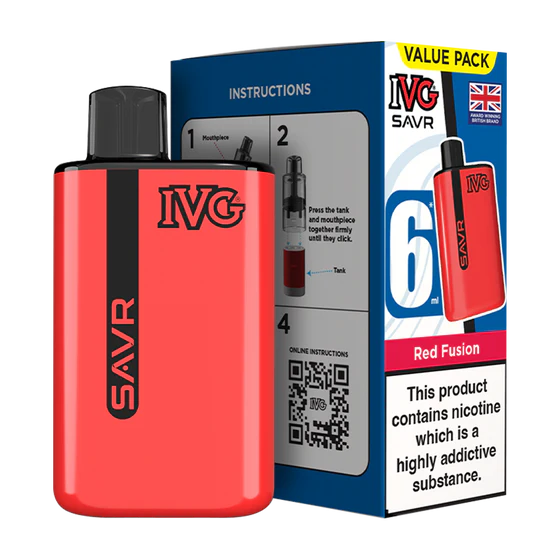 IVG SAVR Prefilled Pod Kit - Red Fusion