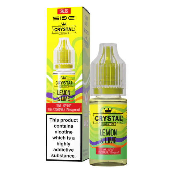 SKE Crystal Nic Salt 10ml - Lemon and Lime