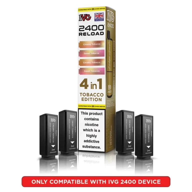 IVG 2400 Reload 4in1 Prefilled Pods