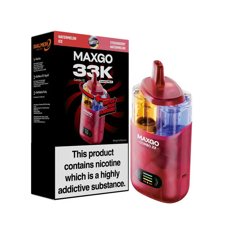 RELX Maxgo Combo 33000 Prefilled Vape Kit