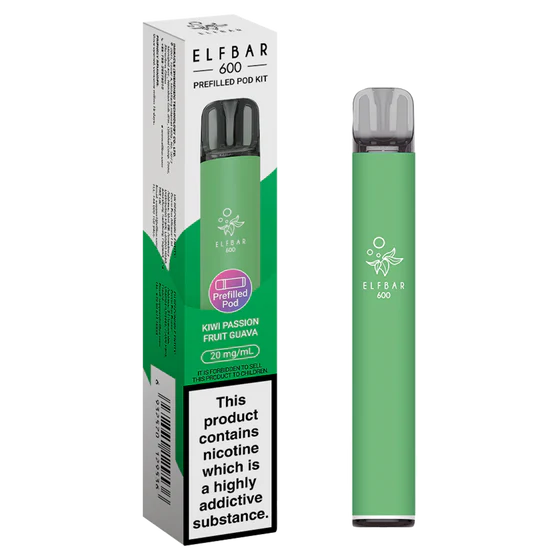 Elf Bar 600 Prefilled Pod Kit - Kiwi Passionfruit Guava