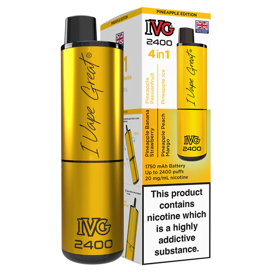 IVG 2400 Rechargeable Kit - Pineapple Edition