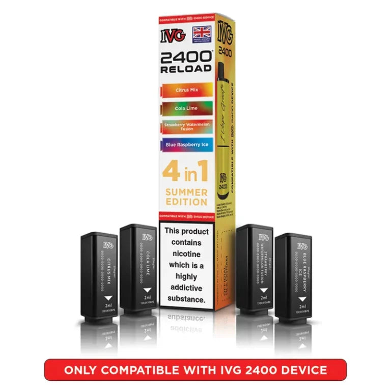 IVG 2400 Reload 4in1 Prefilled Pods