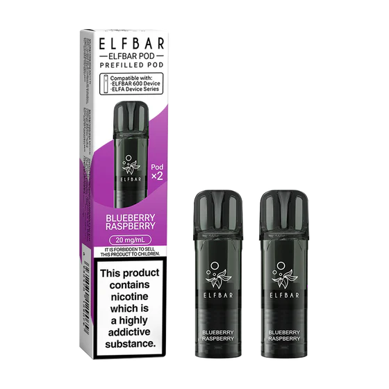 Elf Bar 600 Prefilled Pods - Blueberry Raspberry