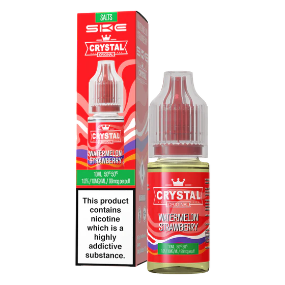 SKE Crystal Nic Salt 10ml - Watermelon Strawberry