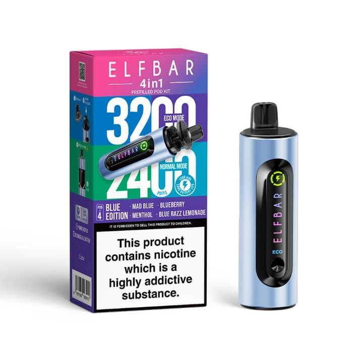ELFBAR 4-in-1 3200 Prefilled Kit