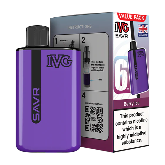 IVG SAVR Prefilled Pod Kit - Berry Ice