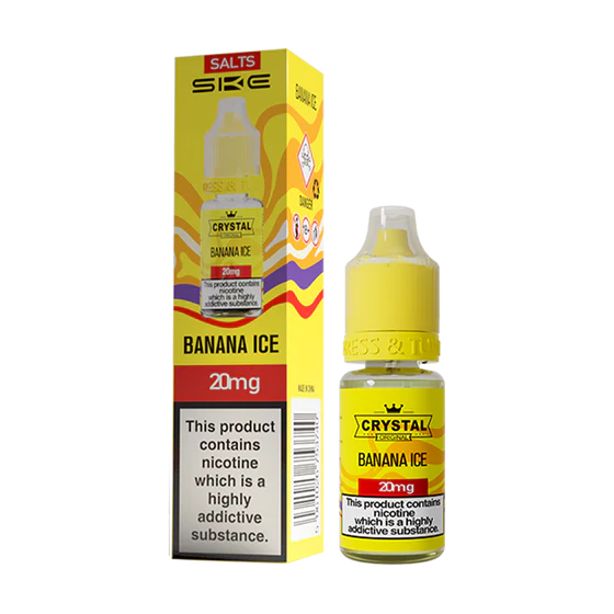 SKE Crystal Nic Salt 10ml - Banana Ice