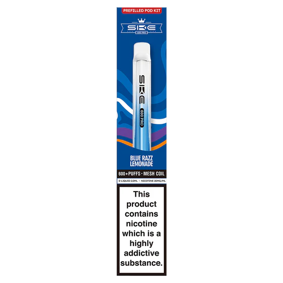 SKE Pro 600 Prefilled Pod Kit - Blue Razz Lemonade