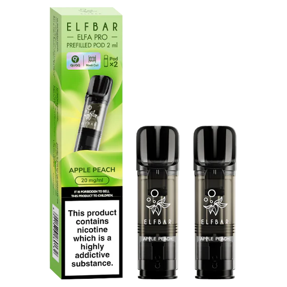 Elf Bar 600 Prefilled Pods - Apple Peach