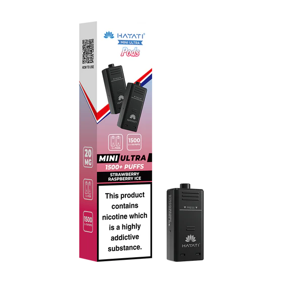 Hayati Mini Ultra Pods - Strawberry Raspberry Ice