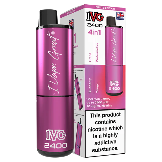 IVG 2400 Rechargeable Kit - Fruits Edition