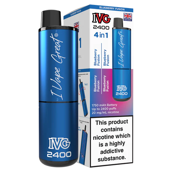 IVG 2400 Rechargeable Kit - Blueberry Edition