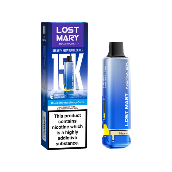Lost Mary Nera 15k Prefilled Pods - Blueberry Raspberry Gami