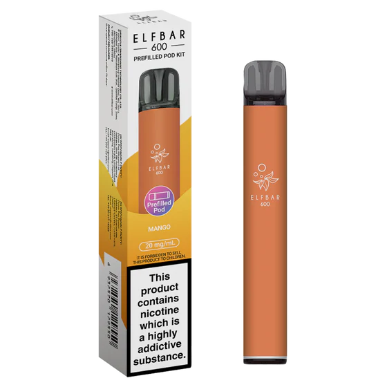 Elf Bar 600 Prefilled Pod Kit - Mango