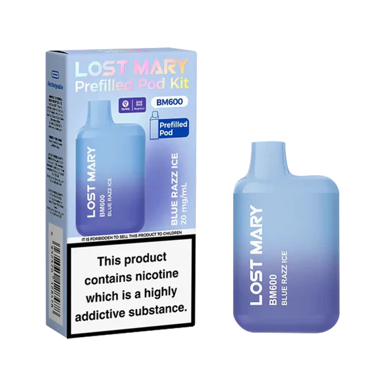 Lost Mary BM600 Prefilled Pod Kit - Blue Razz Ice