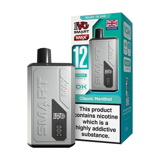 IVG Smart Max 10k Prefilled Pod Kit - Classic Menthol