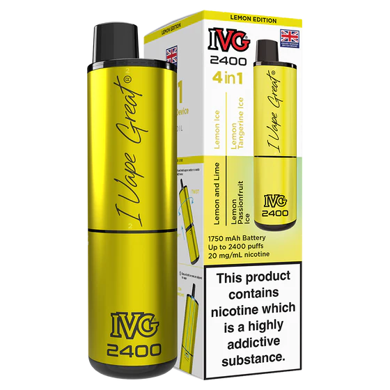 IVG 2400 Rechargeable Kit - Lemon Edition