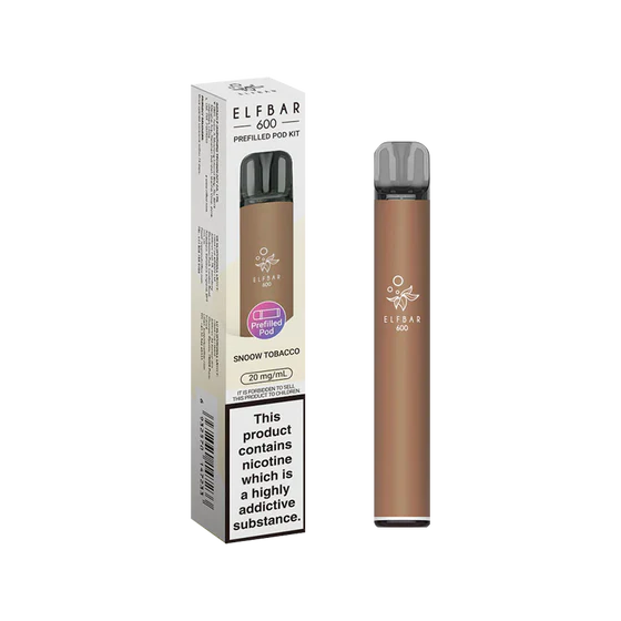 Elf Bar 600 Prefilled Pod Kit - Snoow Tobacco