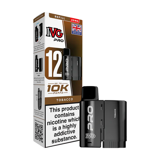 IVG Pro 12 Prefilled Pod - Tobacco